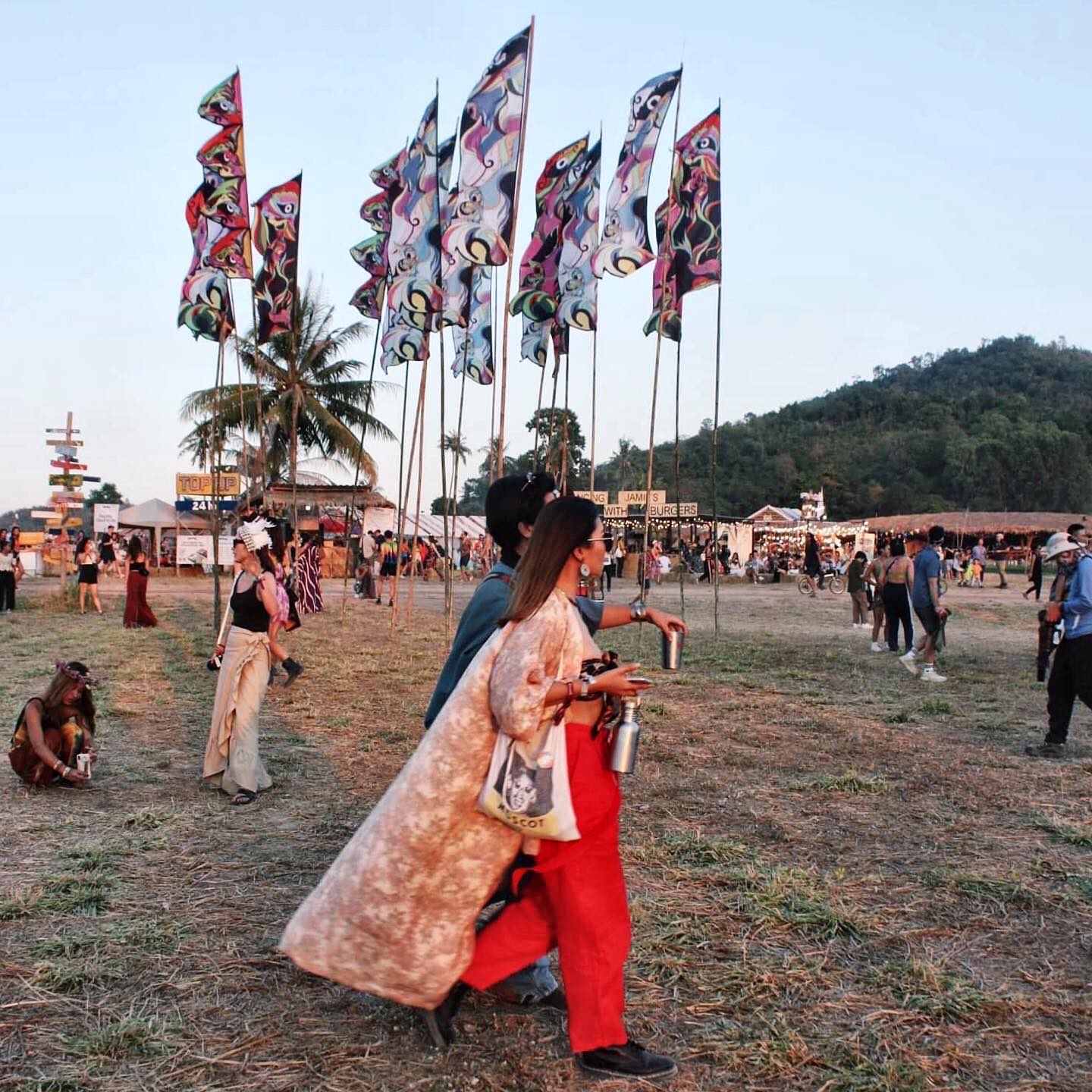 Customer wearing Sumo Vintage